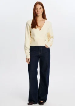 The Sting Overlap trui met knoop<DAMES Truien En Vesten