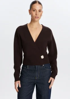 The Sting Overlap trui met knoop<DAMES Truien En Vesten