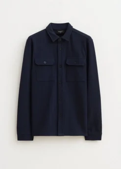 The Sting Overshirt herringbone<Heren Overshirts