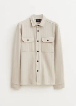 The Sting Overshirt herringbone<Heren Overshirts