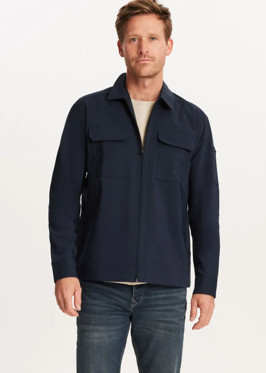 The Sting Overshirt met rits<Heren Overshirts