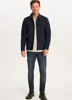 The Sting Overshirt met rits<Heren Overshirts