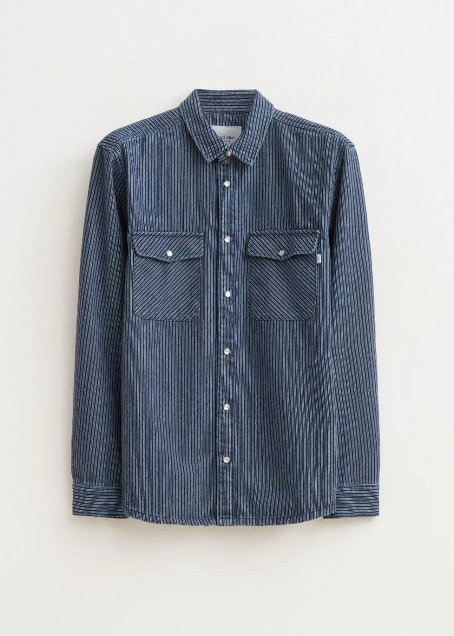 The Sting Overshirt met strepen<Heren Overshirts