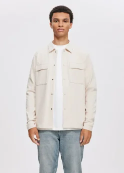 The Sting Overshirt met structuur<Heren Overshirts