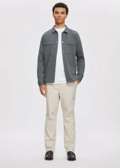 The Sting Overshirt met structuur<Heren Overshirts