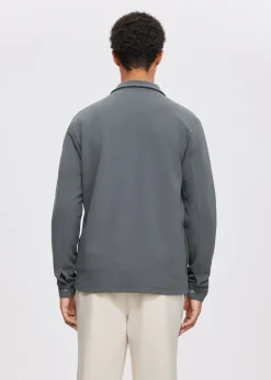 The Sting Overshirt met structuur<Heren Overshirts