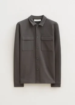 The Sting Overshirt met structuur<Heren Overshirts