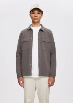 The Sting Overshirt met structuur<Heren Overshirts