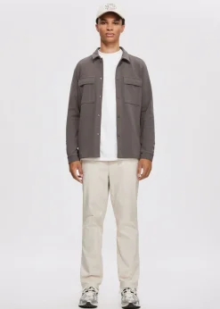 The Sting Overshirt met structuur<Heren Overshirts