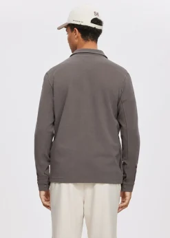 The Sting Overshirt met structuur<Heren Overshirts