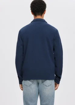 The Sting Overshirt met structuur<Heren Overshirts