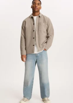 The Sting Overshirt met structuur<Heren Overshirts