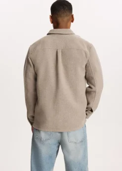 The Sting Overshirt met structuur<Heren Overshirts