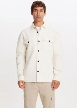 The Sting Overshirt met wafelstructuur<Heren Overshirts