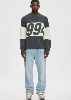 The Sting Oversized colorblok trui<Heren Truien En Vesten