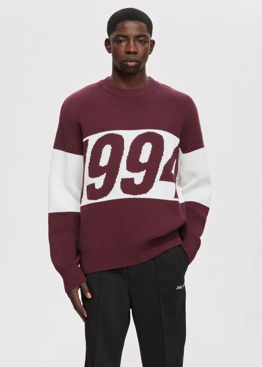 The Sting Oversized colorblok trui<Heren Truien En Vesten