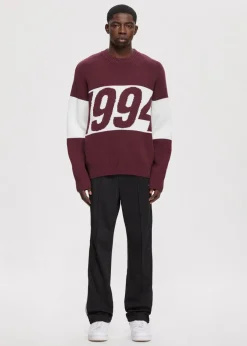 The Sting Oversized colorblok trui<Heren Truien En Vesten