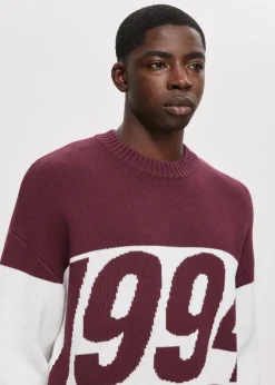 The Sting Oversized colorblok trui<Heren Truien En Vesten