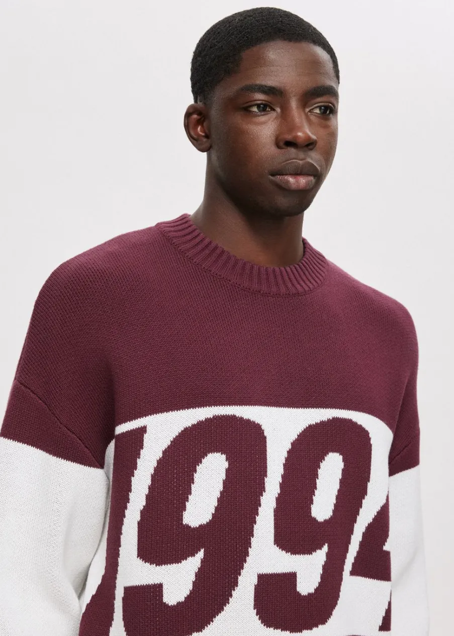 The Sting Oversized colorblok trui<Heren Truien En Vesten