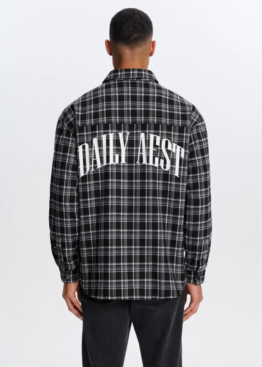 The Sting Oversized geruit overshirt<Heren Overshirts