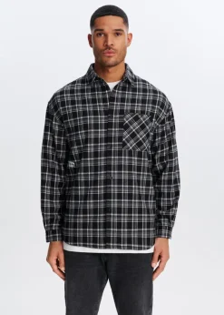 The Sting Oversized geruit overshirt<Heren Overshirts
