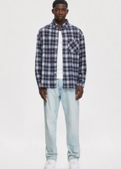 The Sting Oversized overshirt met merk<Heren Overshirts