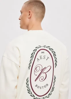 The Sting Oversized sweater Boston<Heren Sweaters En Hoodies