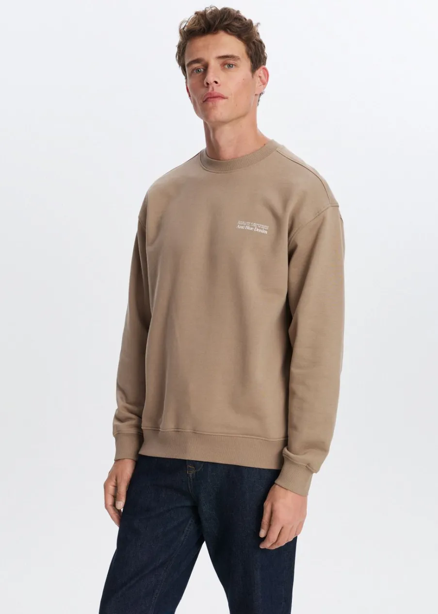 The Sting Oversized sweater met logo<Heren Sweaters En Hoodies