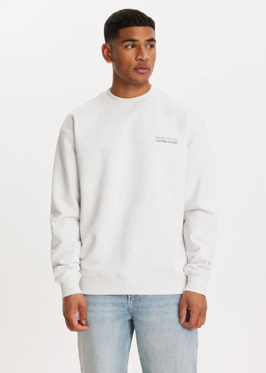 The Sting Oversized sweater met logo<Heren Sweaters En Hoodies