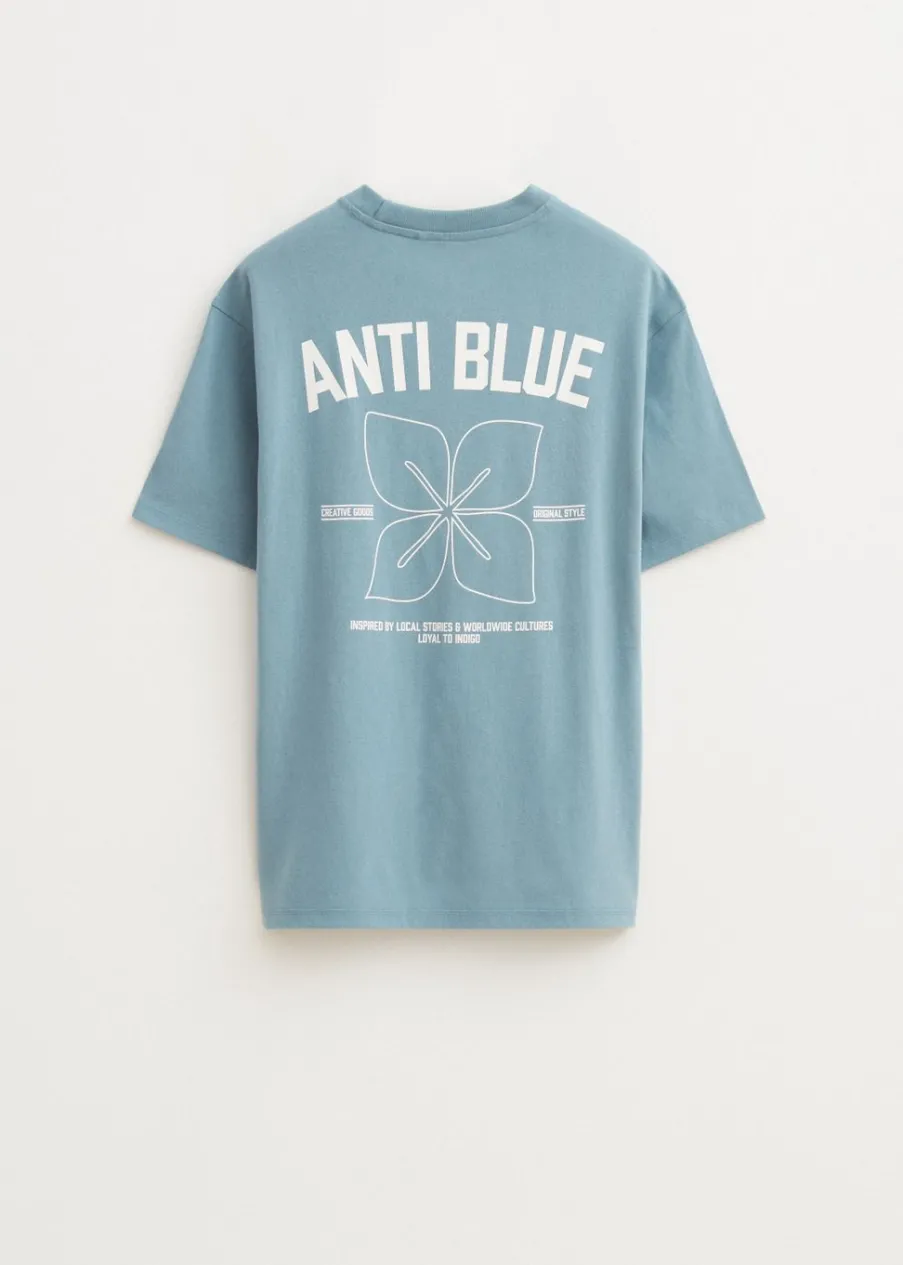 The Sting Oversized t-shirt met bloem<Heren T-Shirts