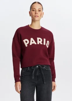 The Sting Paris geborduurde sweater<DAMES Sweaters En Hoodies