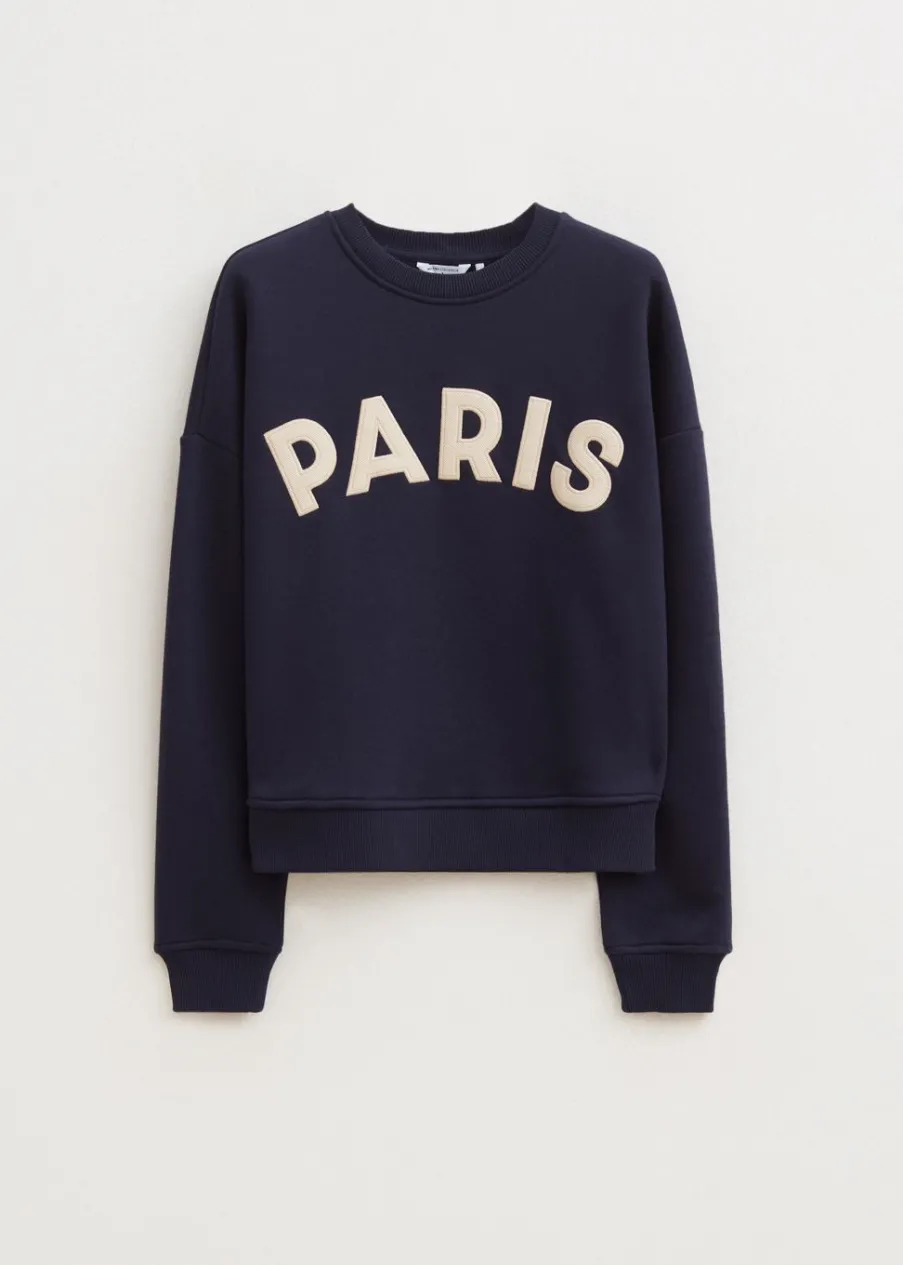 The Sting Paris geborduurde sweater<DAMES Sweaters En Hoodies
