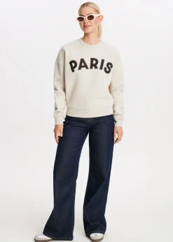 The Sting Paris geborduurde sweater<DAMES Sweaters En Hoodies