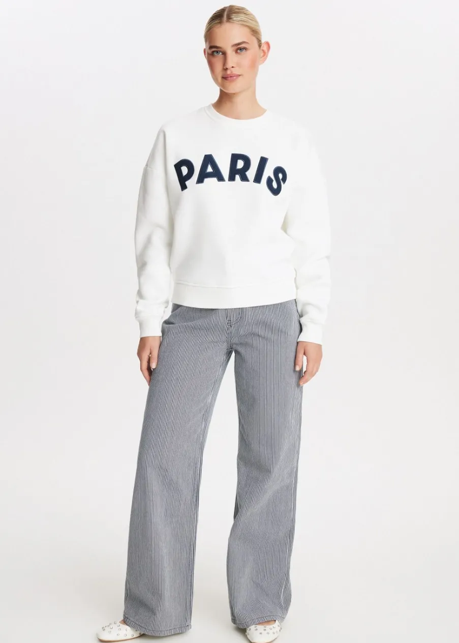 The Sting Paris geborduurde sweater<DAMES Sweaters En Hoodies