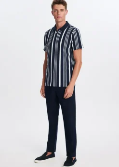 The Sting Polo half zip gestreept<Heren Polo's|T-Shirts