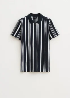 The Sting Polo half zip gestreept<Heren Polo's|T-Shirts