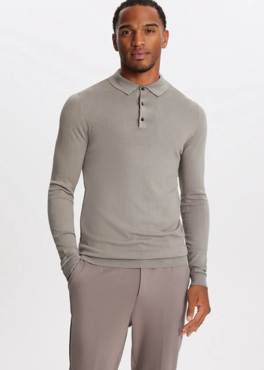 The Sting Polo met lange mouwen<Heren Polo's|Truien En Vesten