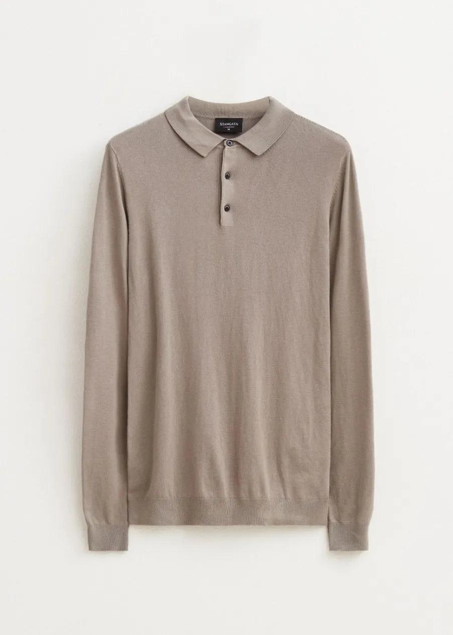 The Sting Polo met lange mouwen<Heren Polo's|Truien En Vesten