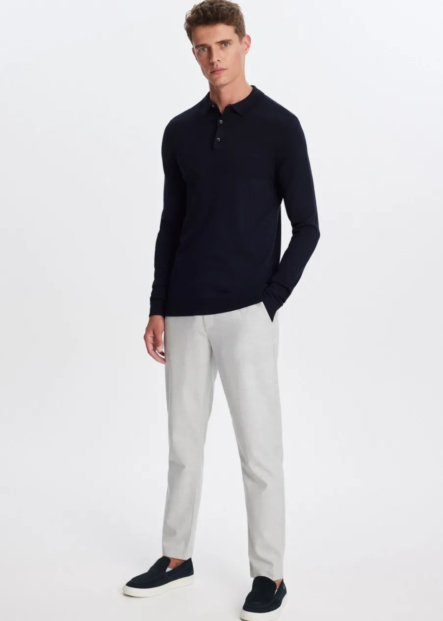 The Sting Polo met lange mouwen<Heren Polo's|Truien En Vesten