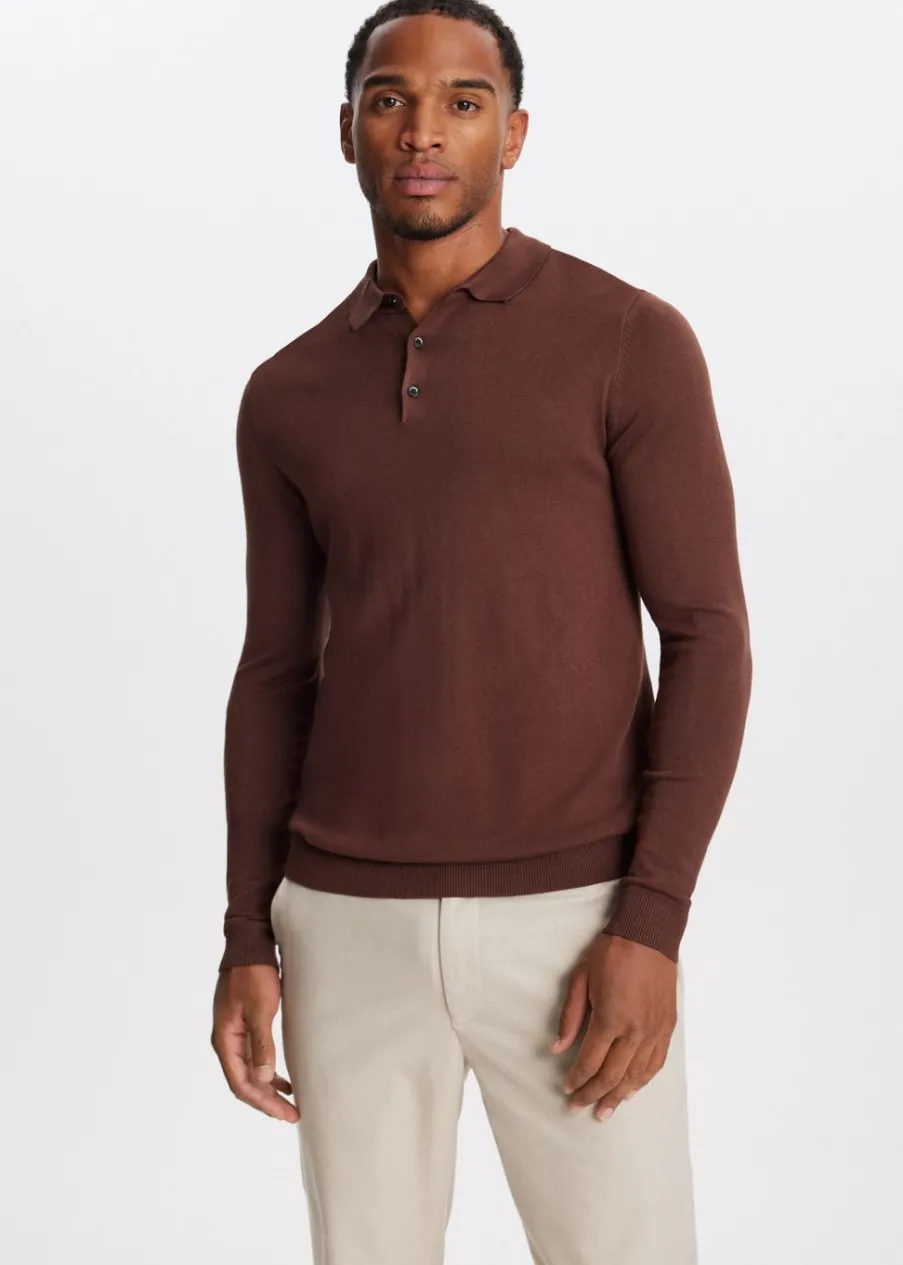 The Sting Polo met lange mouwen<Heren Polo's|Truien En Vesten