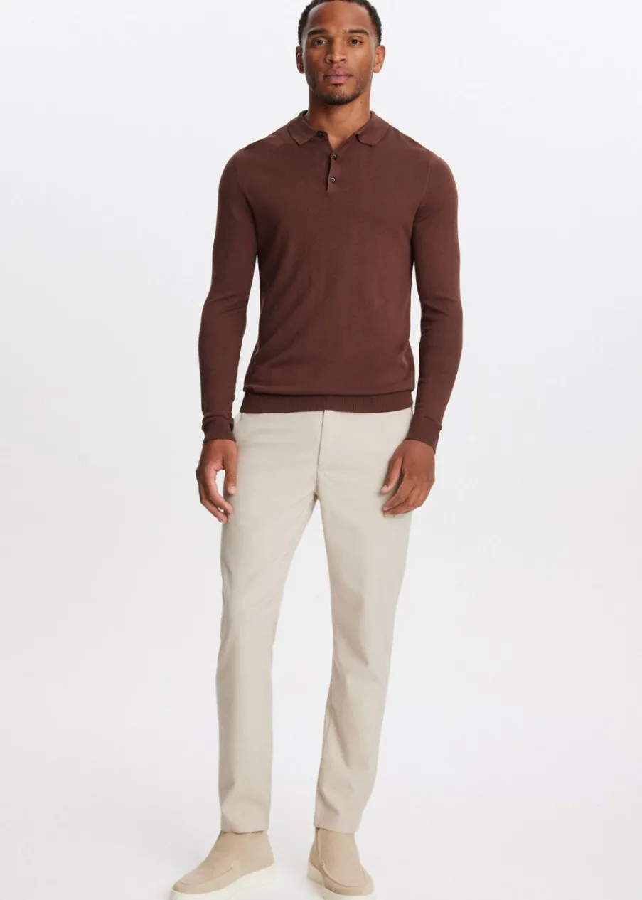 The Sting Polo met lange mouwen<Heren Polo's|Truien En Vesten