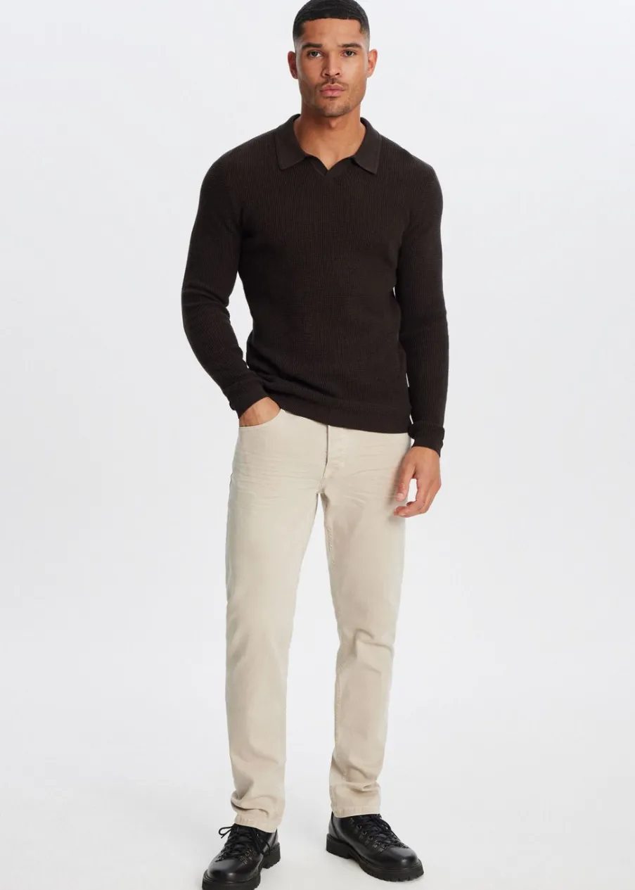 The Sting Polo met wafelstructuur<Heren Polo's|Truien En Vesten
