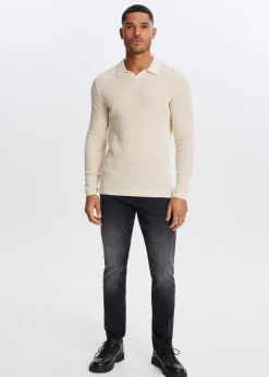 The Sting Polo met wafelstructuur<Heren Polo's|Truien En Vesten