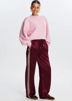 The Sting Satijnen broek met strepen<DAMES Broeken