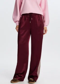 The Sting Satijnen broek met strepen<DAMES Broeken