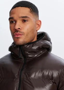 The Sting Shiny gewatteerde jas<Heren Jassen