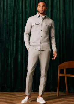 The Sting Slim fit piqué broek<Heren Broeken