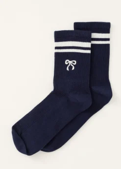 The Sting Sokken met geborduurd detail<DAMES Sokken