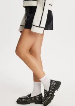 The Sting Sokken met geborduurd strikje<DAMES Sokken