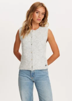 The Sting Spencer met knoopjes<DAMES Truien En Vesten